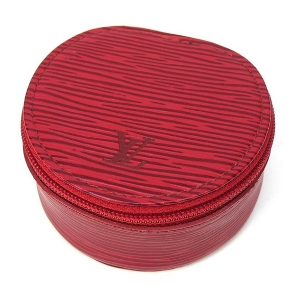 Louis Vuitton Red Ecran Jewelry Accessory Leather Epi Case - Picture 1 of 3